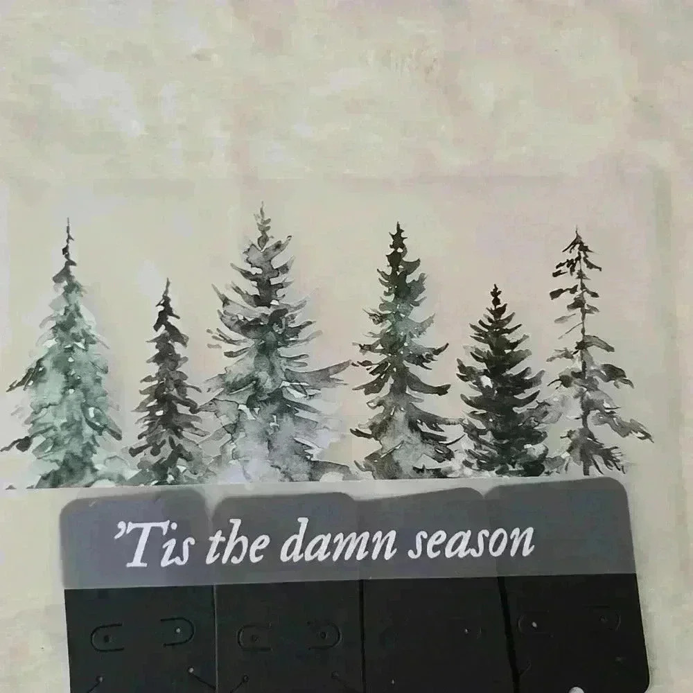 Taylor Swift Green and White Christmas Tree 'Tis The Damn Season DTF Tra…
